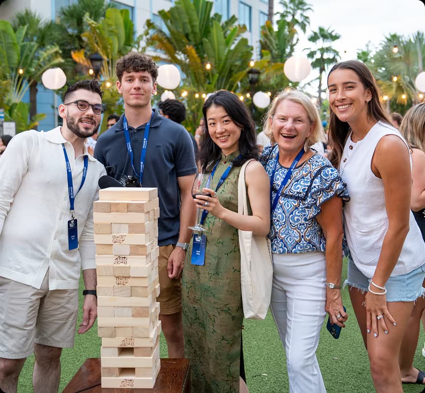 Attendees enjoying the Sell It ’25 party
